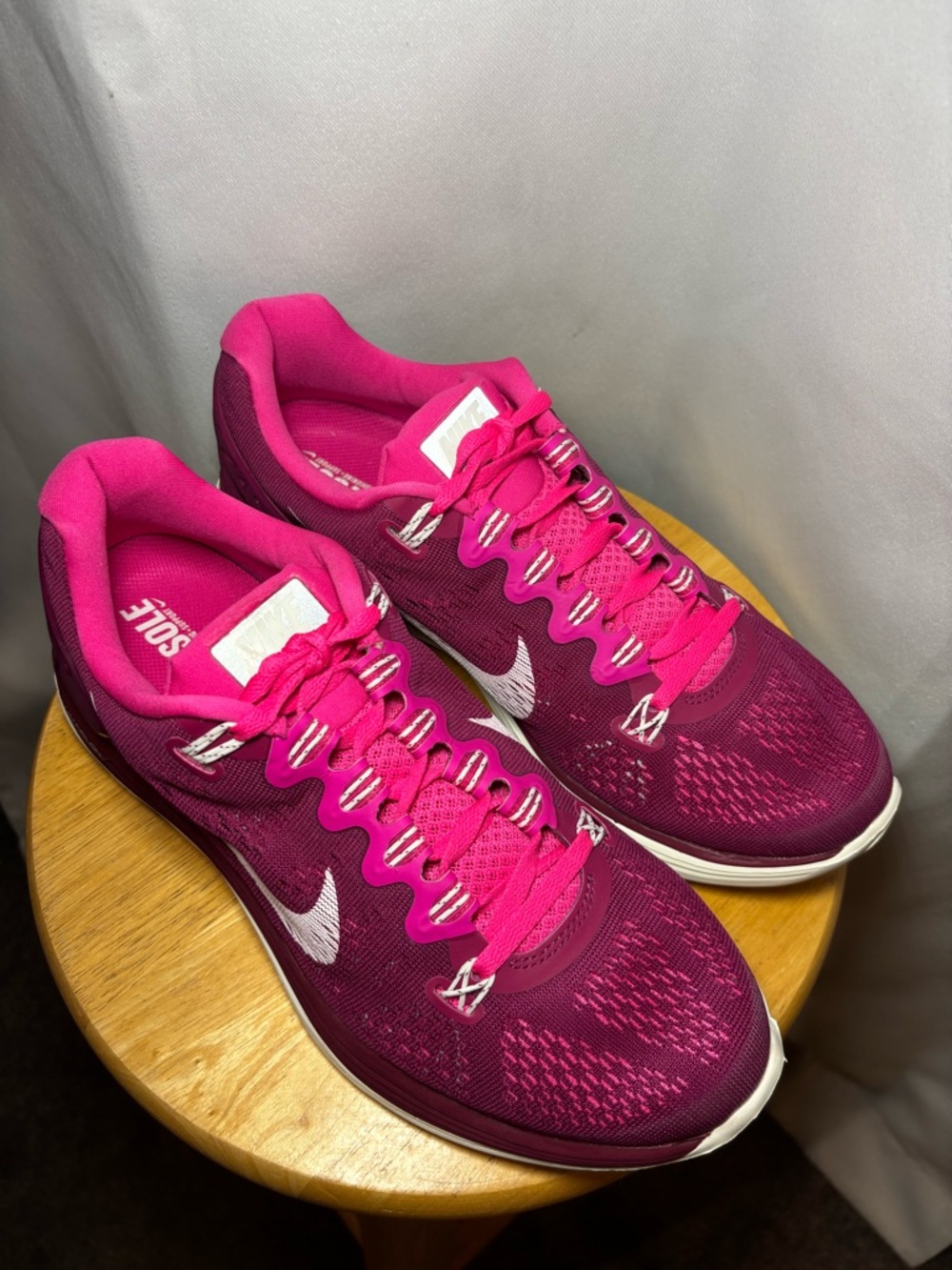Nike Lunarglide 5 Running Shoes Women’s 9 (Fits 8) Pink Athletic Sneakers NWOT - Picture 6 of 8